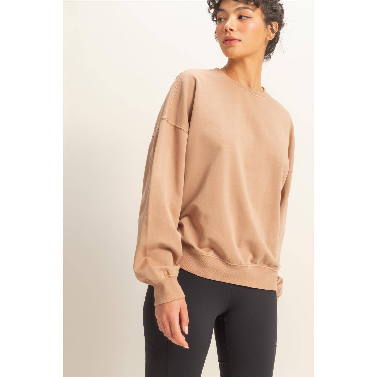 Warm Long Sleeve French Terry Sweatshirt