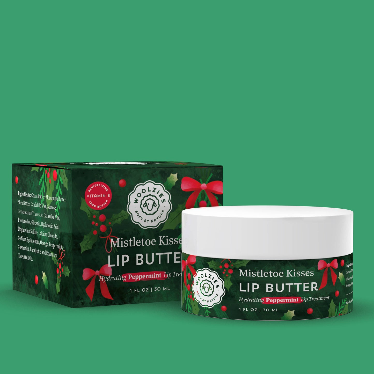 Overnight Lip Butter with Hyaluronic Acid - Mistletoe Kisses