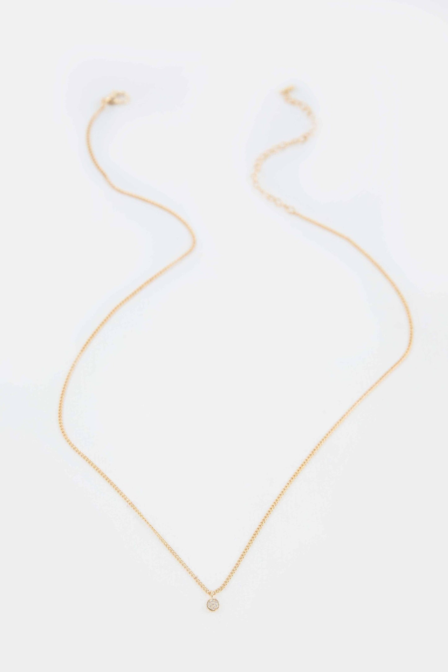 Dot Charm Necklace | Gold
