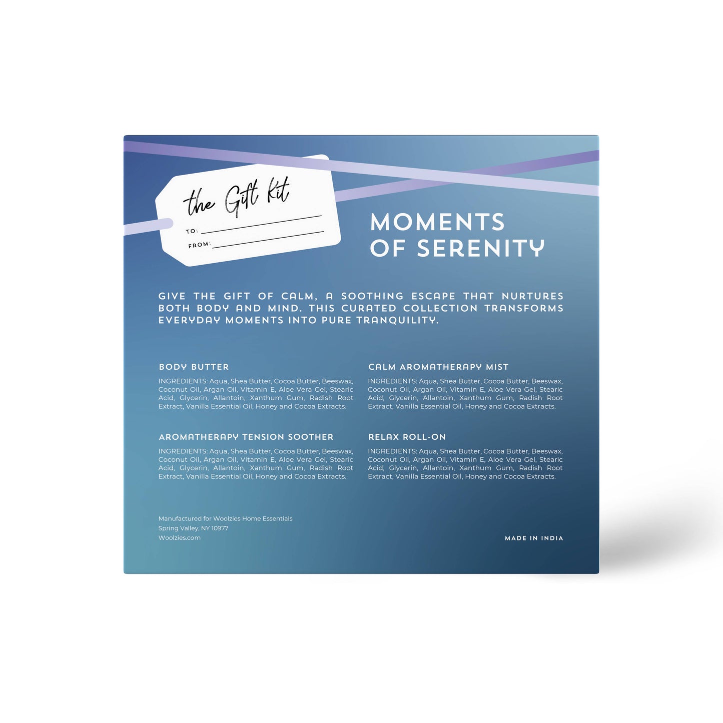 Moments of Serenity Gift Kit – 4 Piece Collection