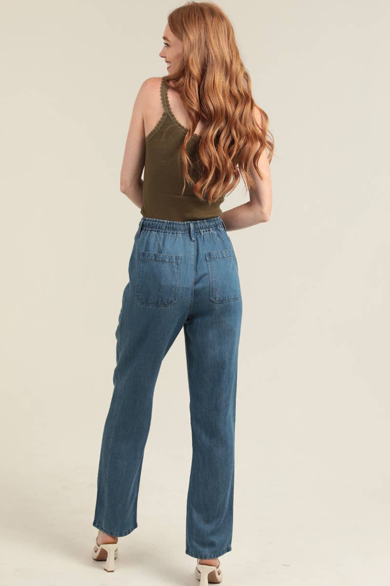 Tencel denim pant