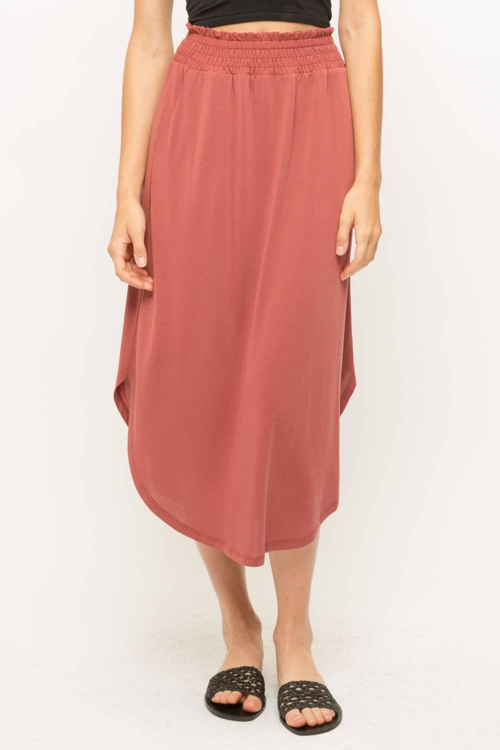 Smocked Skirt
