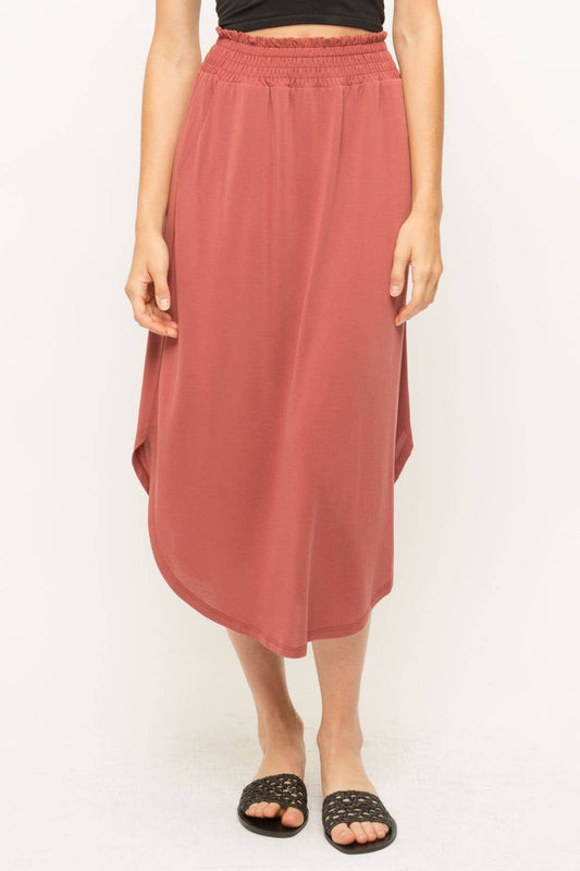 Smocked Skirt