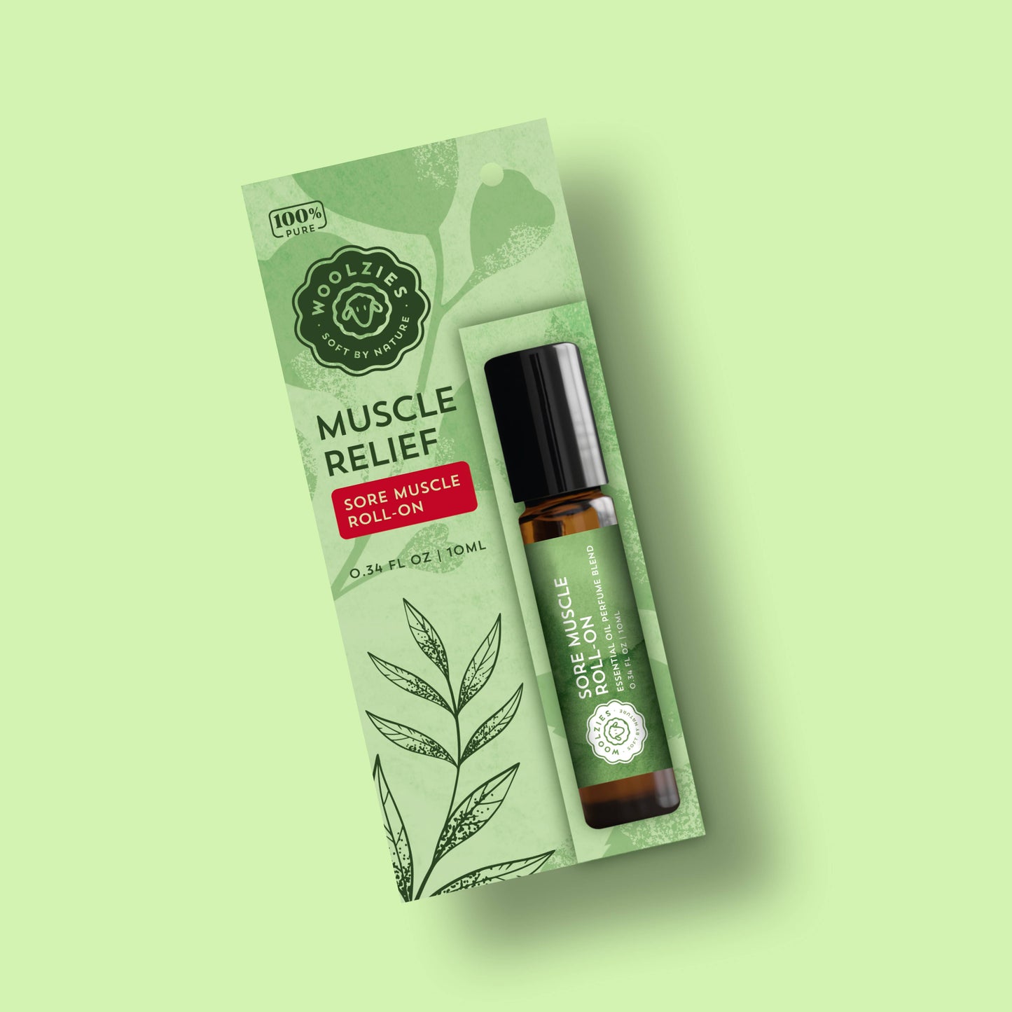 Muscle Roll-On – Cooling Comfort Blend for Sore Muscles – 10