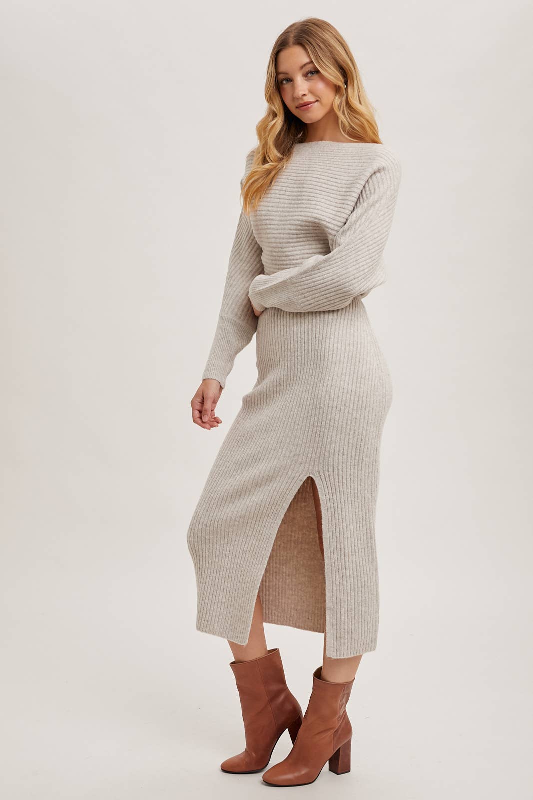 Midi sweater dress