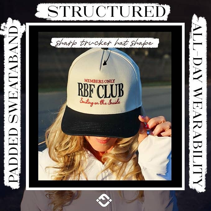 Two Tone Cap -  RBF Club - Beige/Black