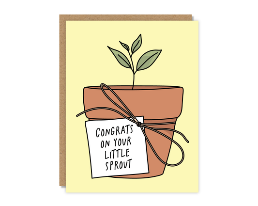 Congrats on Your Little Sprout Card