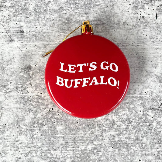 Let’s go Buffalo shatterproof Bills Christmas Ornament