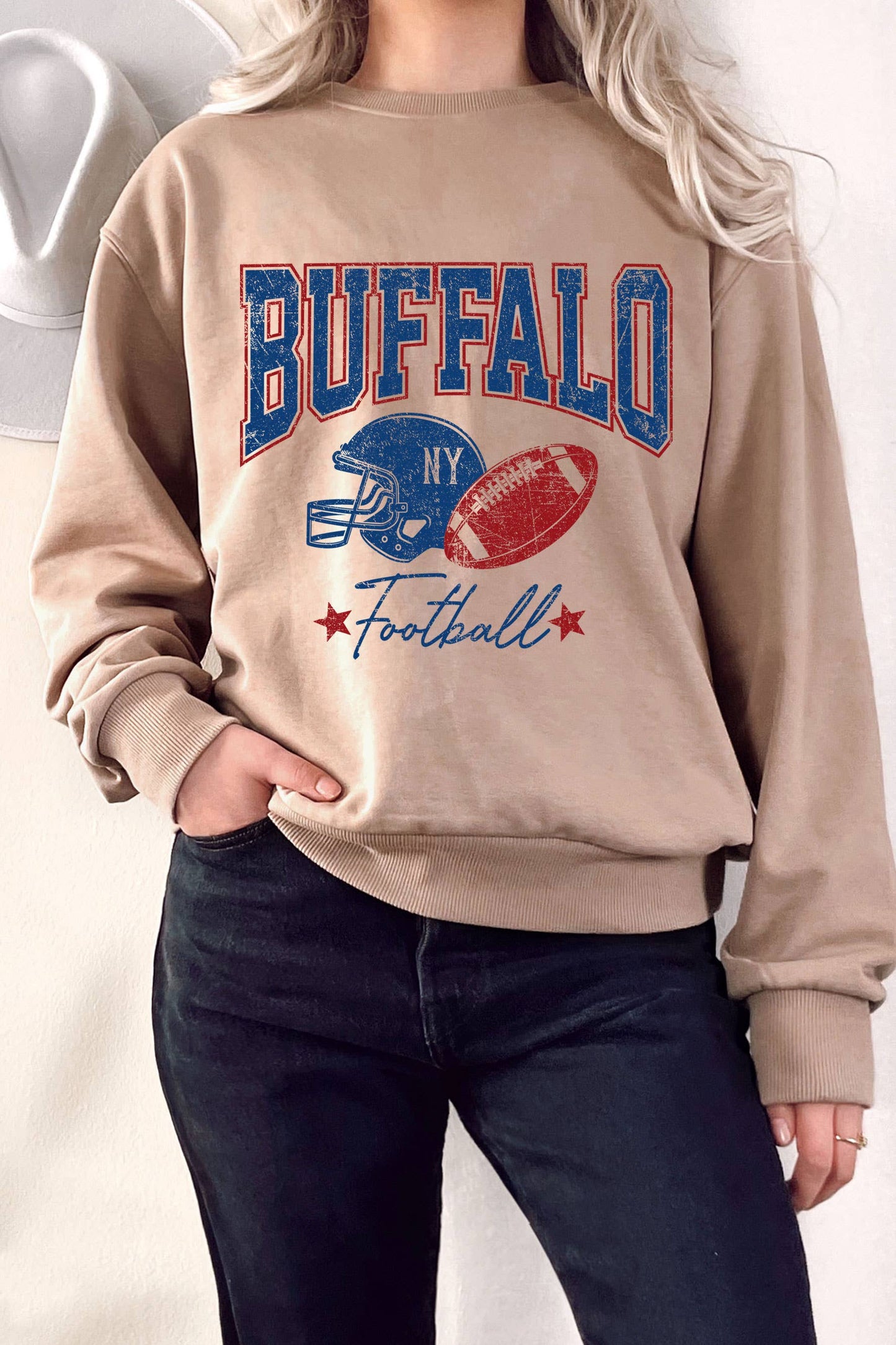 Buffalo fotball terry sweatshirt