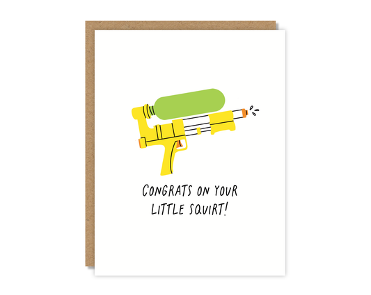 Congrats on Your Little Squirt Card