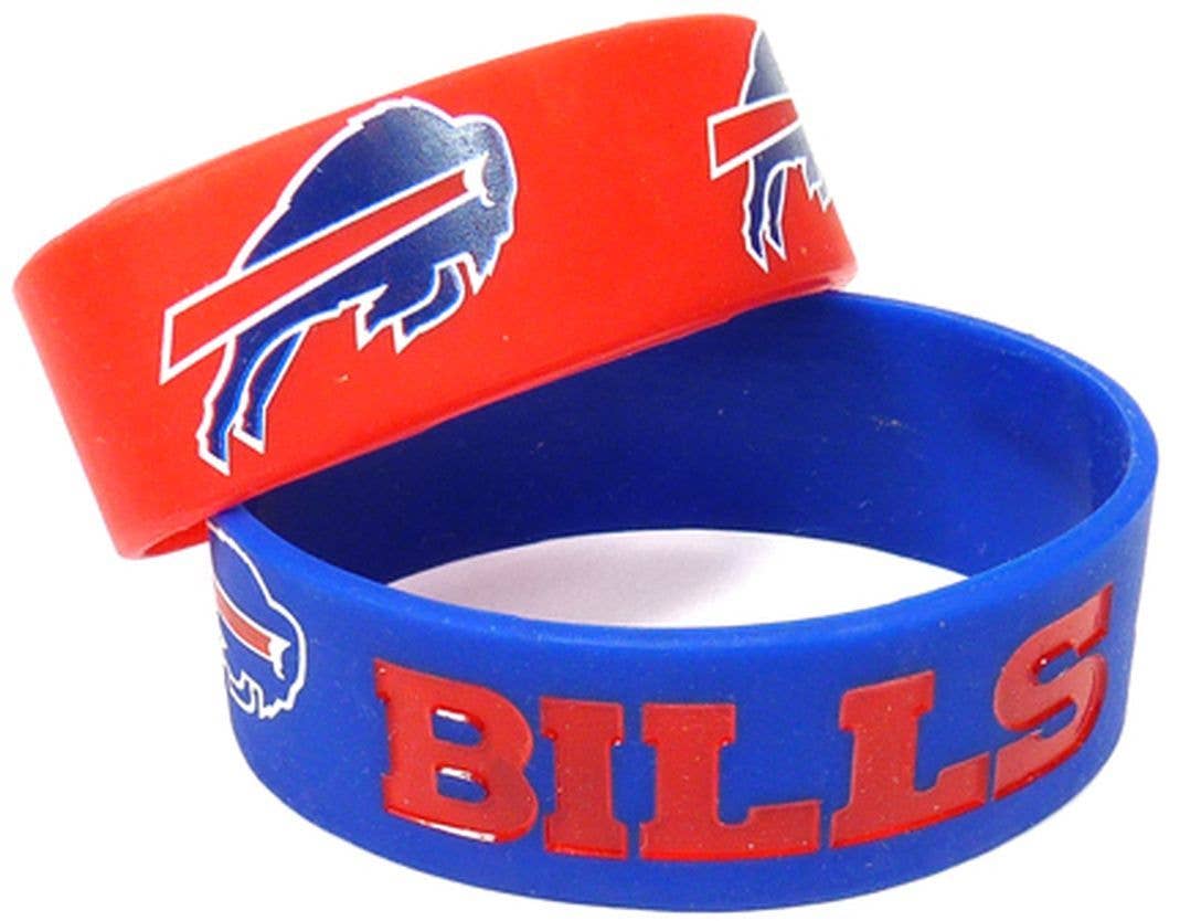 NFL Buffalo Bills 2-Pack Of Wide Bracelets