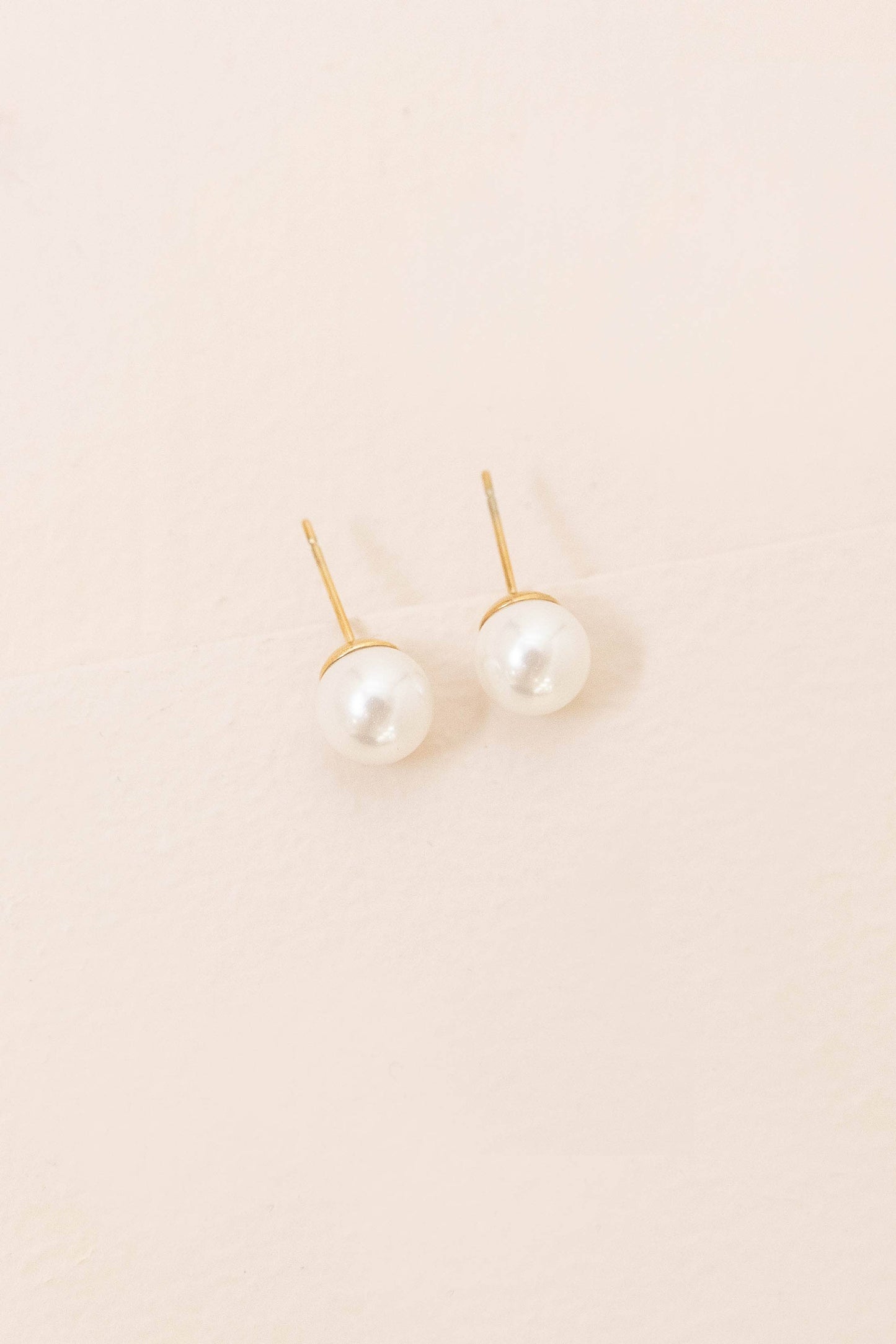 Flawless Pearl Stud Earrings