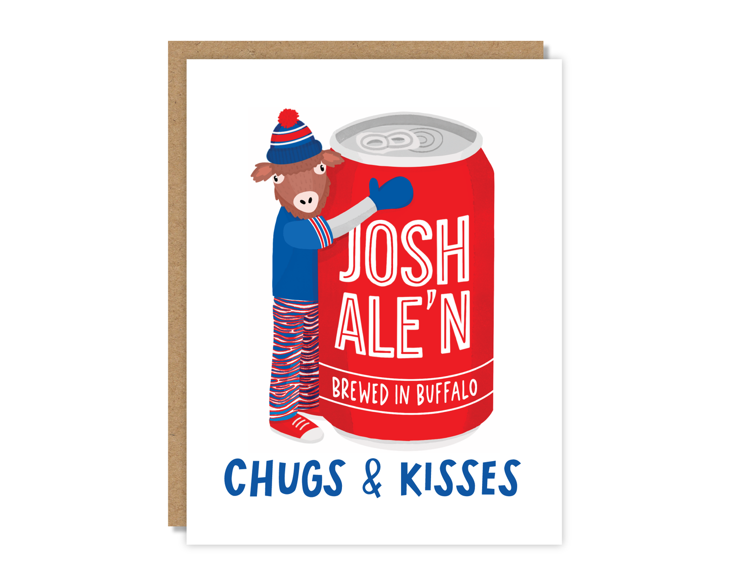 Chugs & Kisses Card