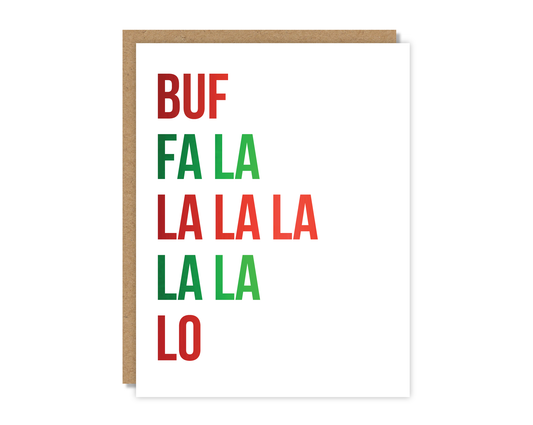 Buf Fa La La Lo Card | Buffalo NY Card