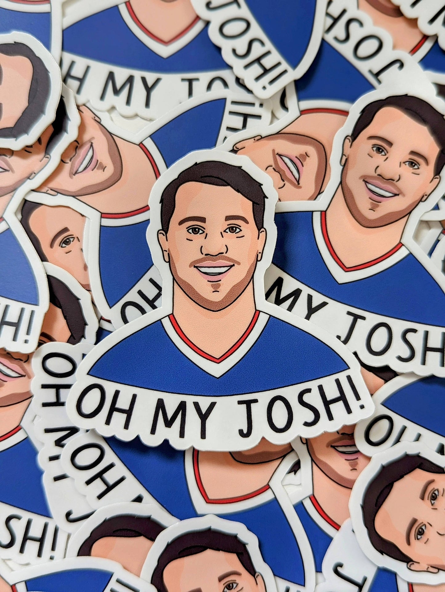 Oh My Josh Josh Allen Buffalo Bills Sticker