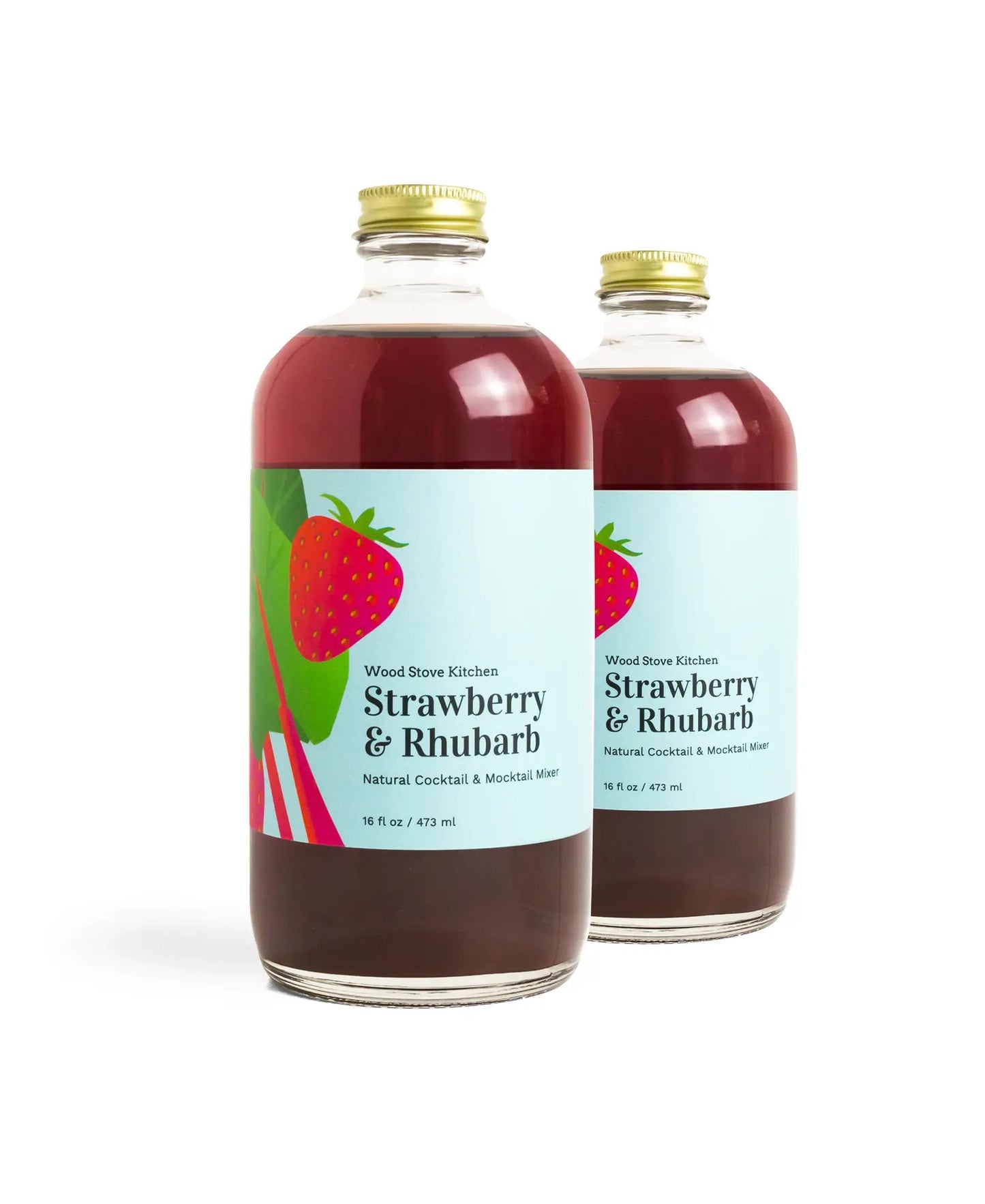 Strawberry-Rhubarb Cocktail/Mocktail Mixer