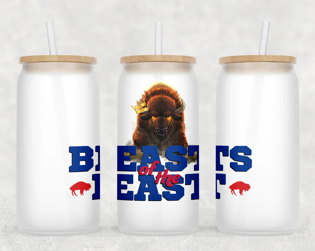 Beasts of the East Glass Can Tumbler