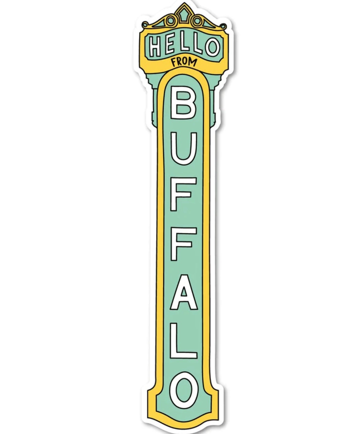 Hello From Buffalo Magnet