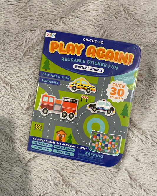 Play Again Reusable Sticker Fun